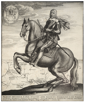 Wenceslaus Hollar, ‘Earl of Essex on horseback'