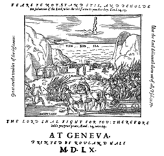 Woodcut from the Geneva Bible